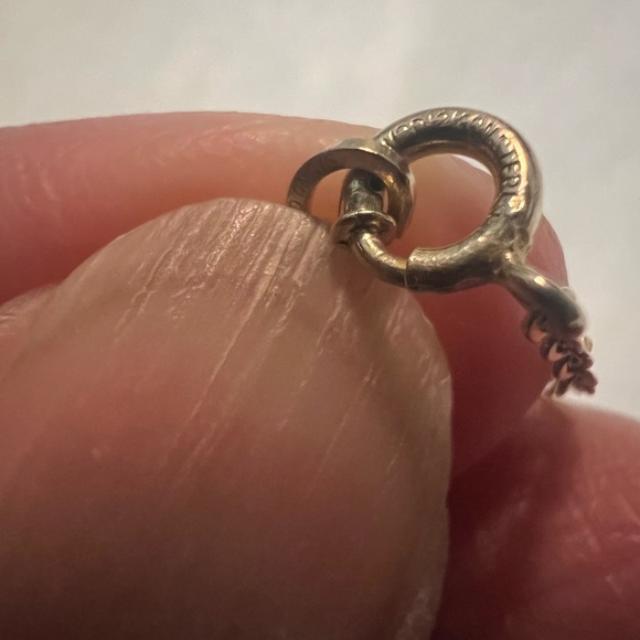 Rare Ross Simon’s Aquamarine n Genuine Diamond 14K GF .925 Dolphin Necklace - Picture 7 of 8